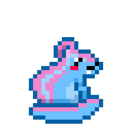 8bit blue mouse